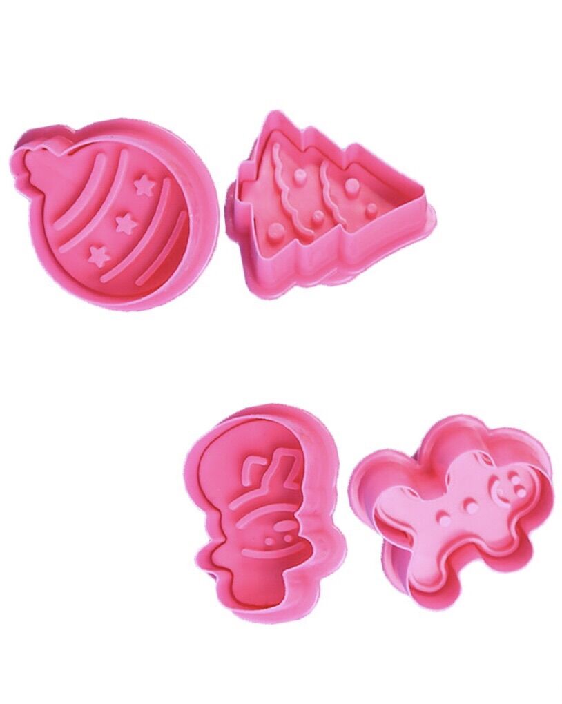 Bộ 4 khuôn nhấn cookies