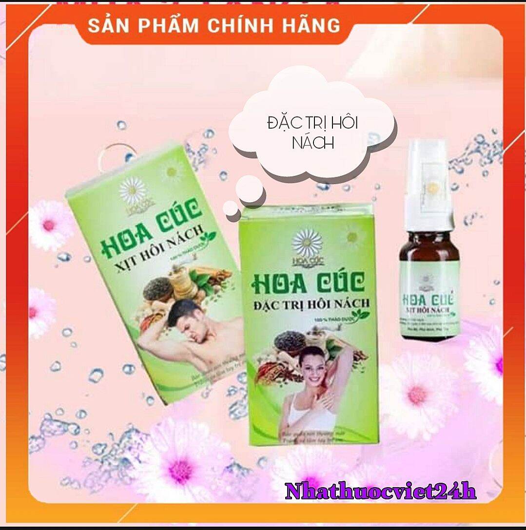 Xịt hôi nách HOA CÚC khử mùi hôi nách giá ưu đãi