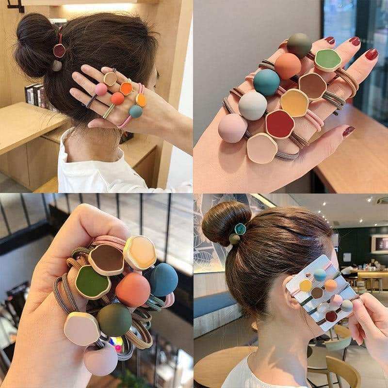 set 20 cột tóc mix lộn xộn