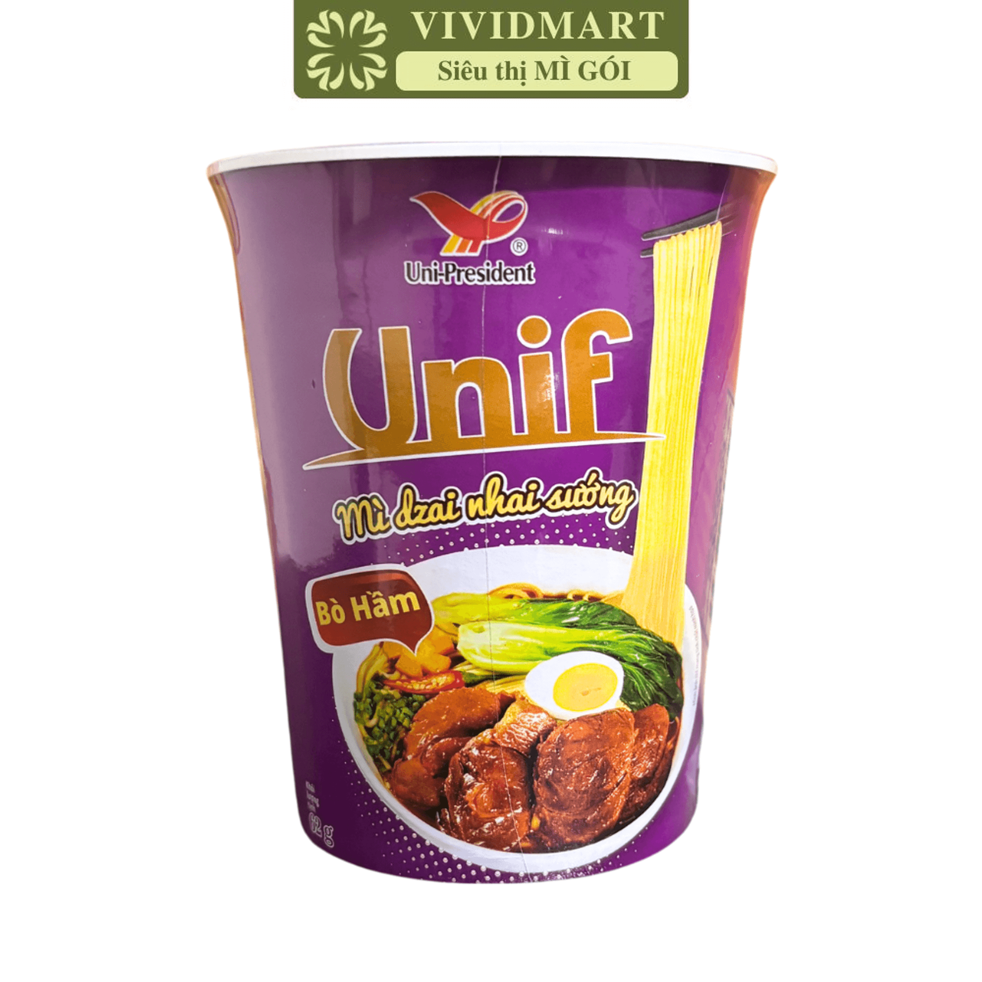 - uni-president - unif cup noodles 4 flavours: beef with herbs flavour, hot&sour kimchi hotpot flavour, hot&sour shrimp flavour, stew beef flavour