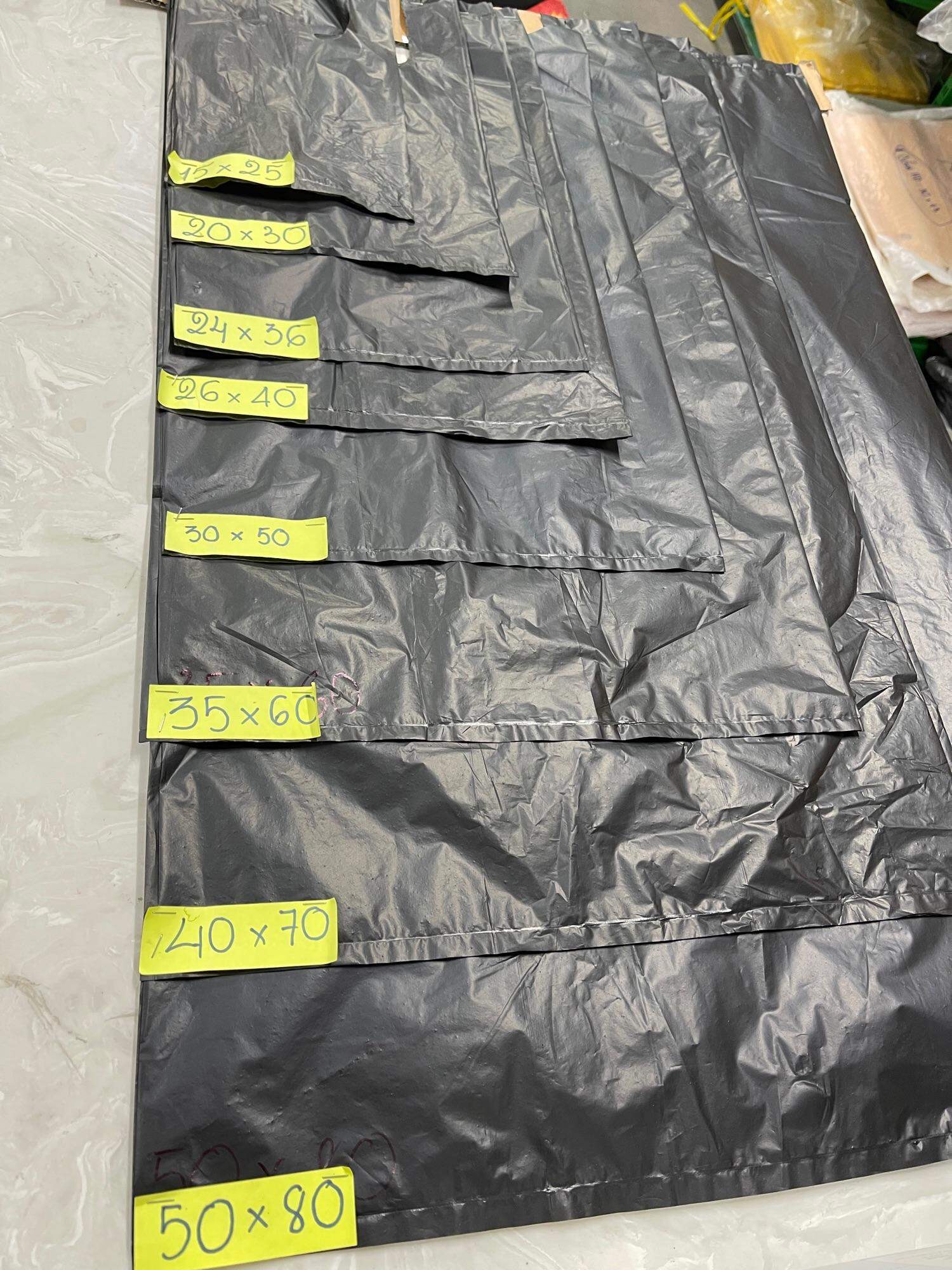 Túi nilong đen, túi xốp đen, túi hai quai , dẻo, dai dùng gói hàng, đựng rác - Tổng Kho Bao Bì Nhựa Giá Rẻ