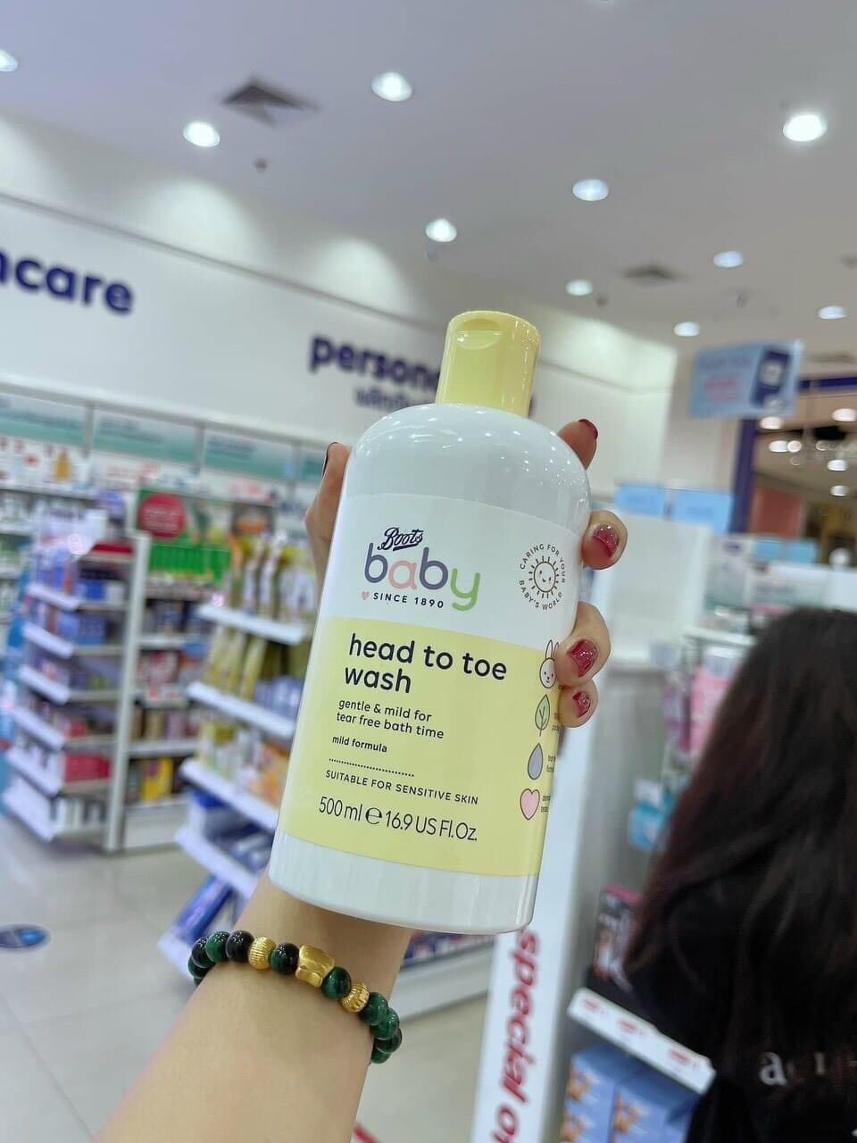 Sữa tắm gội toàn thân cho bé Boots 500ml thái lan