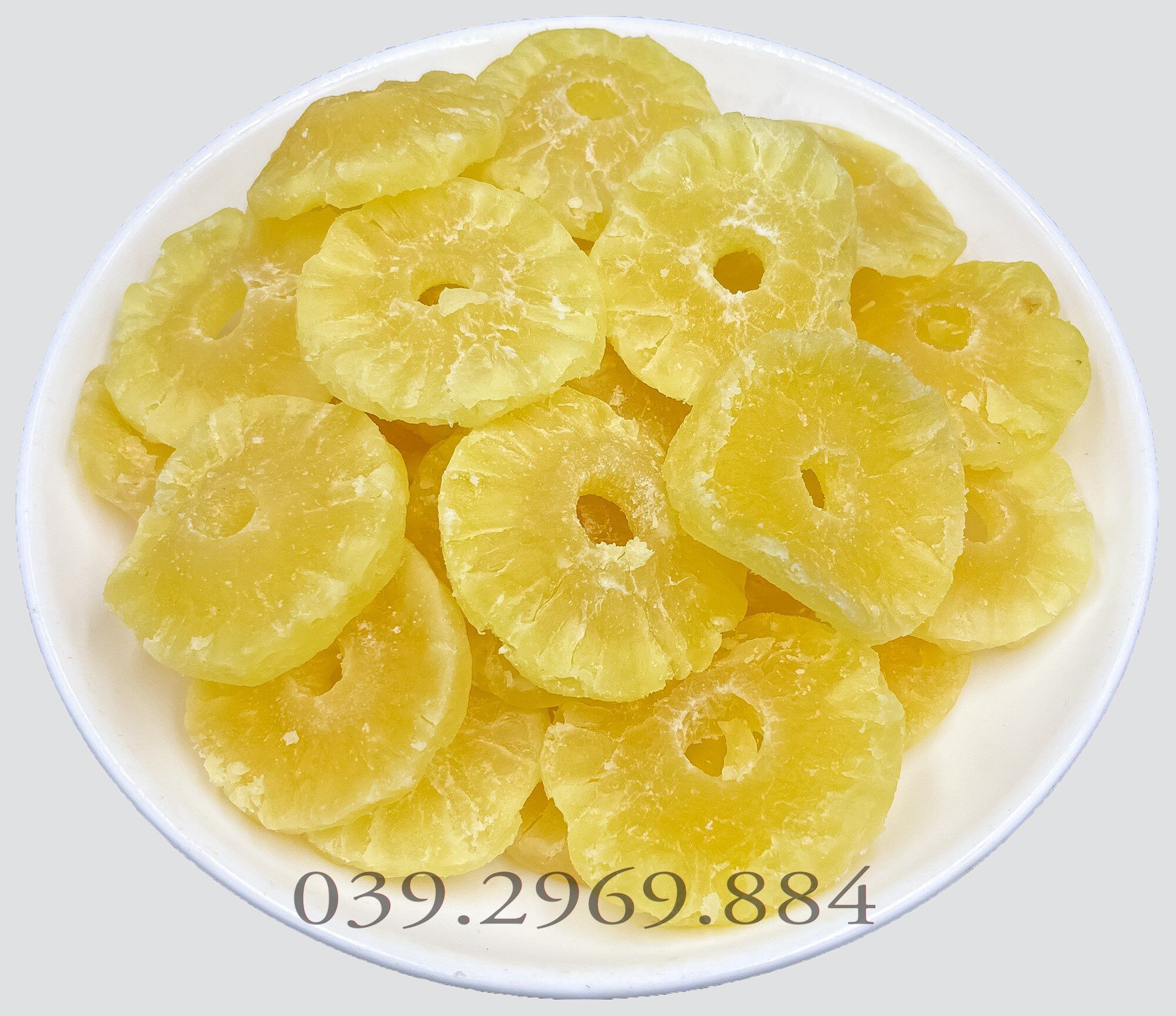 Thơm khoanh Thái Lan sấy dẻo 250g/ 500g/ 1kg - mứt dứa sấy dẻo- mứt tết- bánh kẹo đồ ăn vặt
