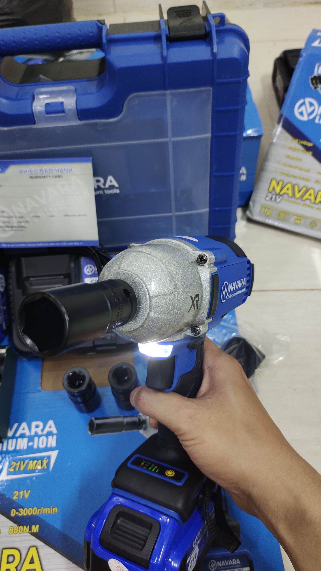 Máy siết bulong Navara 6003 chính hãng