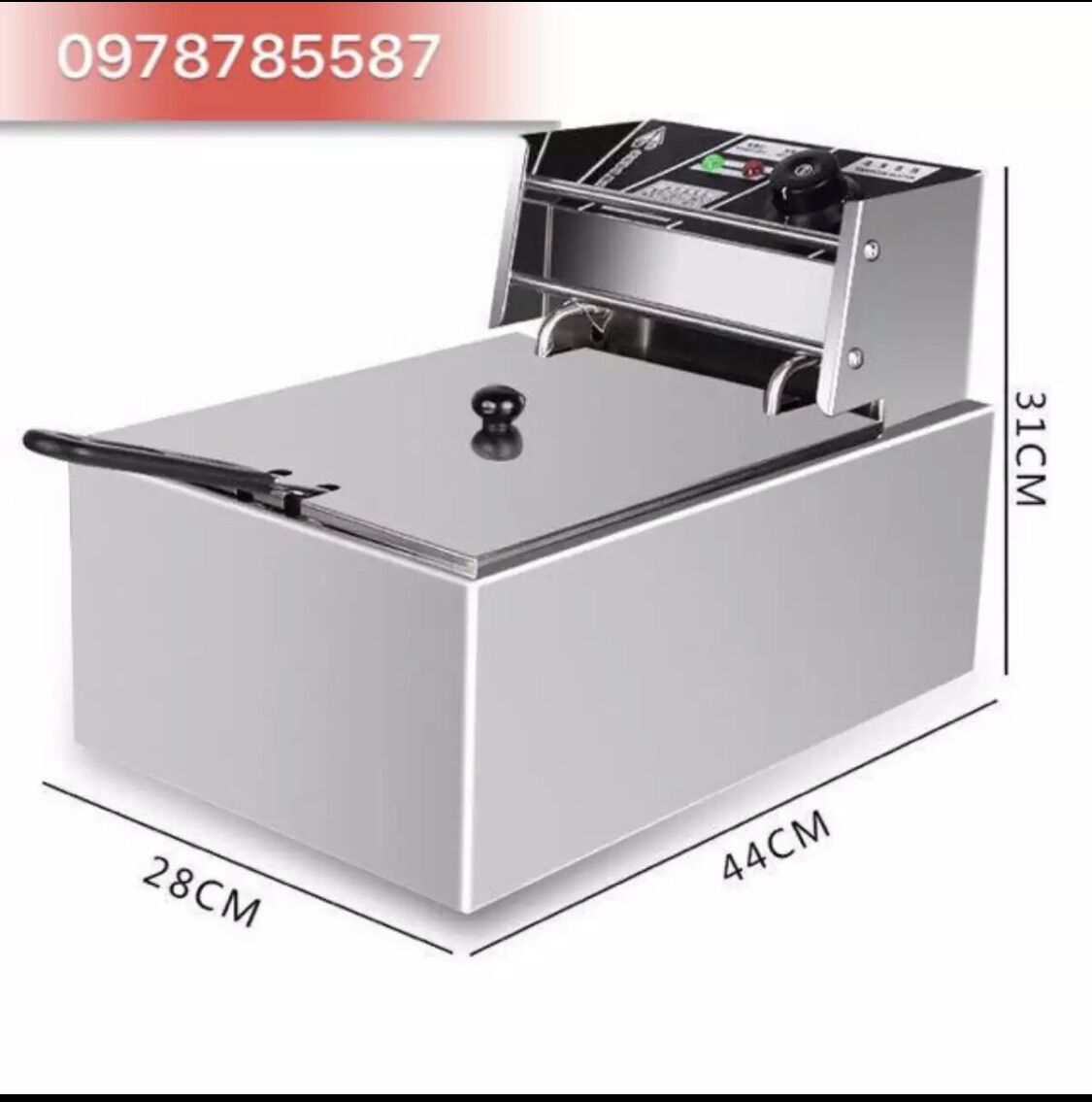 Bếp chiên nhúng công nghiệp 2500W