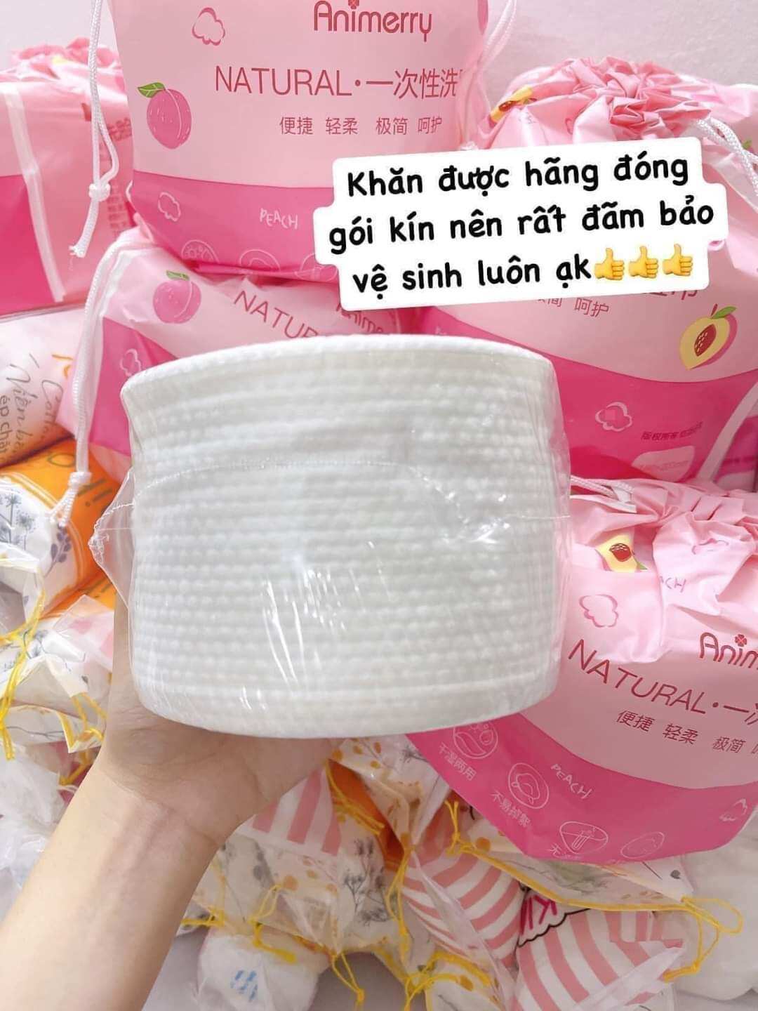 Khăn Giấy Lau Mặt Dùng 1 Lần Animery
