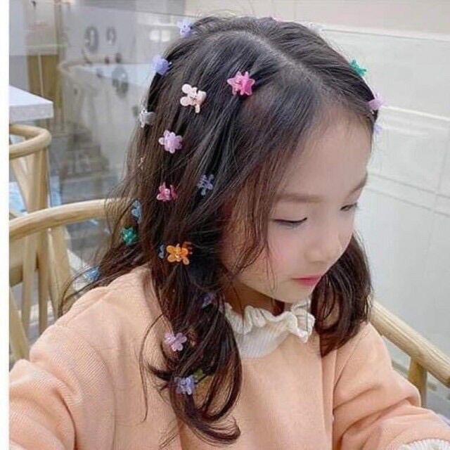 Set 50 kẹp càng cua mini mix nhiều màu cho bé