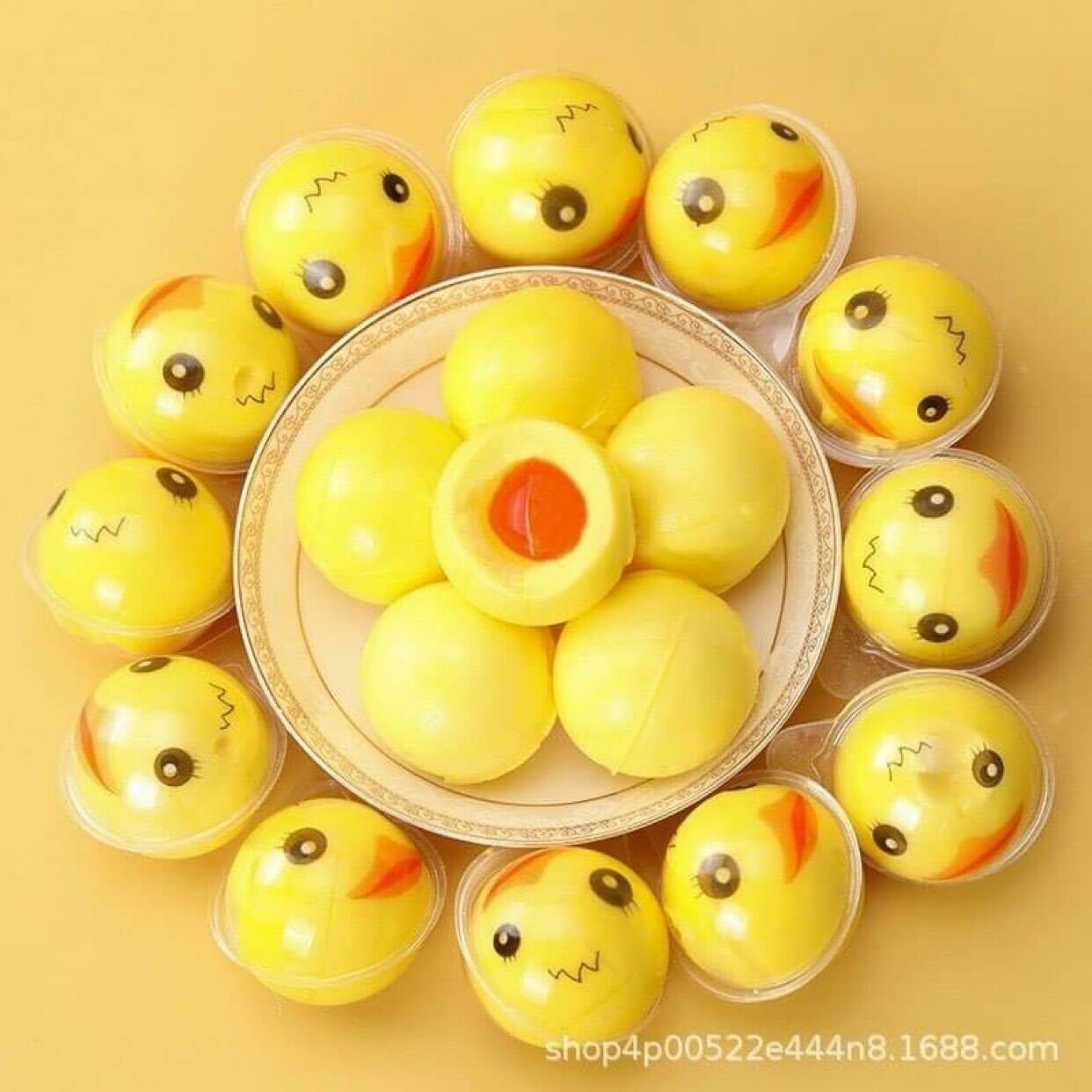 Kẹo Dẻo Có Nhân Hình Mắt/ Bình Sữa/ Dưa hấu/ Vịt