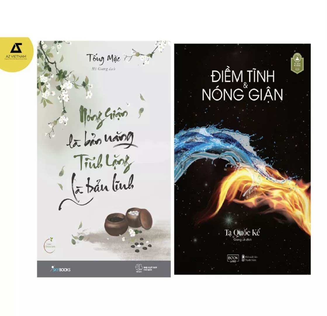 Combo 2 cuốn: Nóng giận là bản năng…; Điềm tĩnh và nóng giận