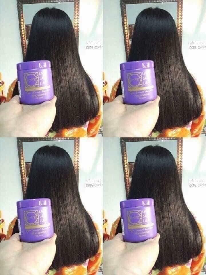 Ủ Tóc Lụa Lae Sa Luay Spa Smoot Keratin Phục Hồi Mềm Mượt Thái Lan