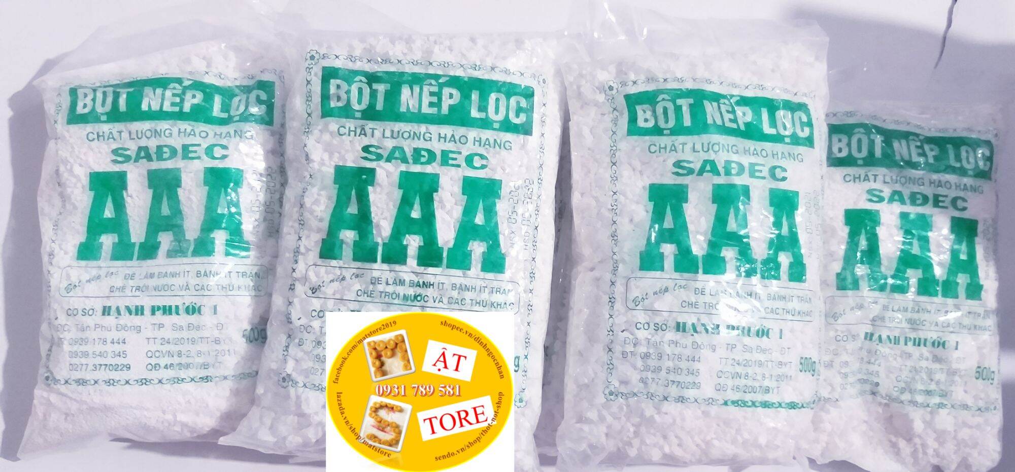 500G BỘT NẾP TRÁI THƠM SA ĐÉC HẢO HẠNG