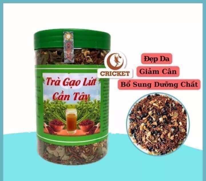 Trà gạo lứt cần tây 1kg ( Tặng kèm 30 túi lọc trà )