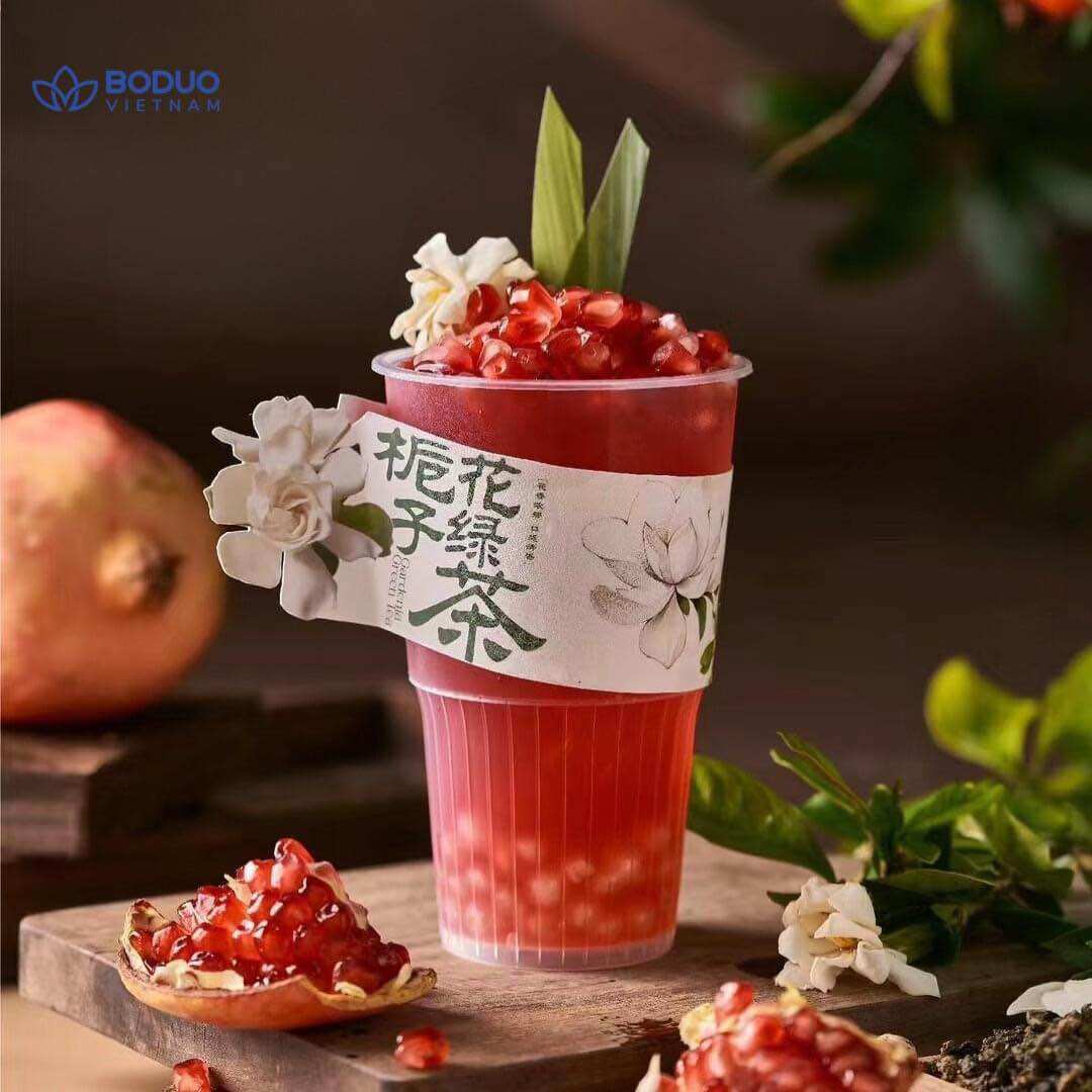 Siro lựu Boduo chai 1kg