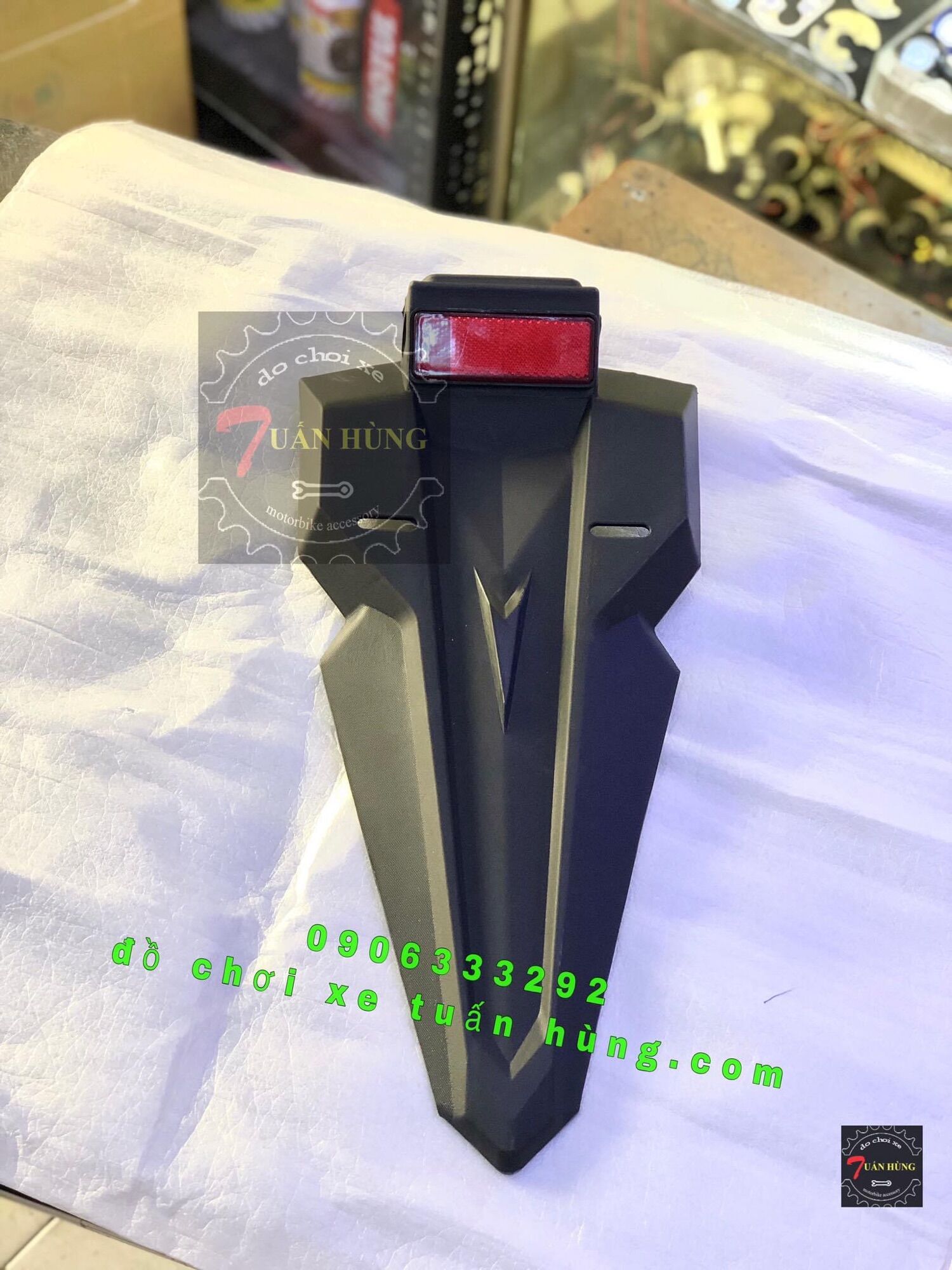 Đuôi dè fz gắn vario150 - dè biển số vario 2018 - đuôi dè vario150 - đồ chơi xe vario150
