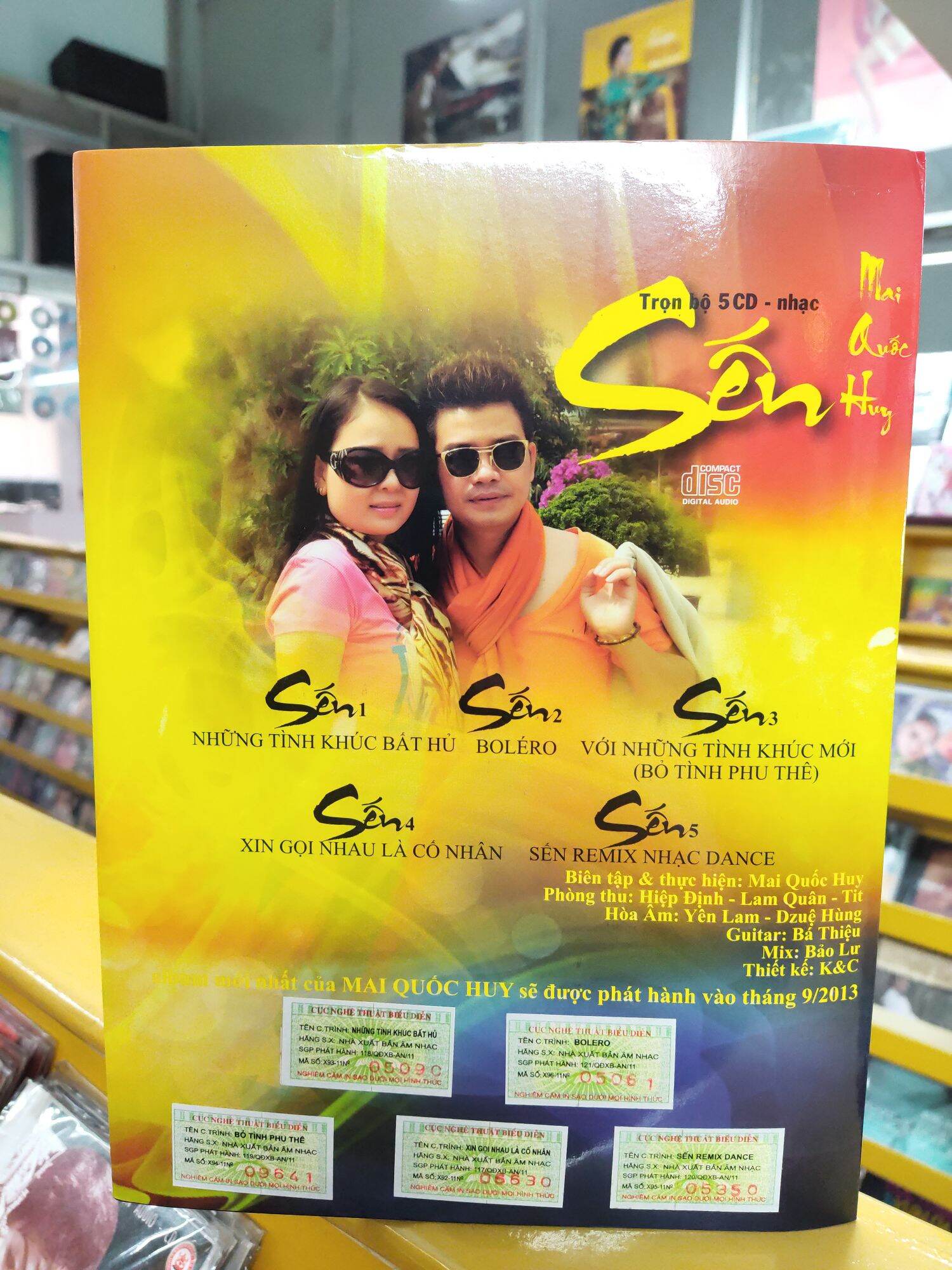Bộ 5 ( CD ) Mai Quốc Huy - Sến 1.2.3 4.5
