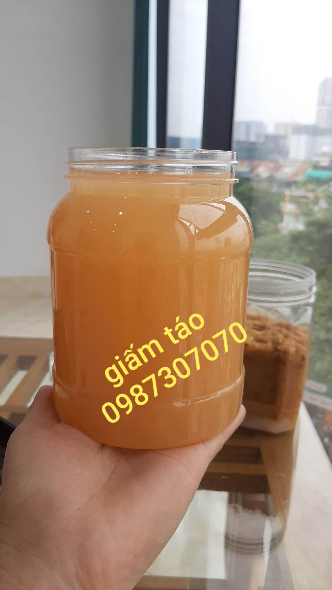 DẤM TÁO CÓ CON GIẤM CÁI 1000ML