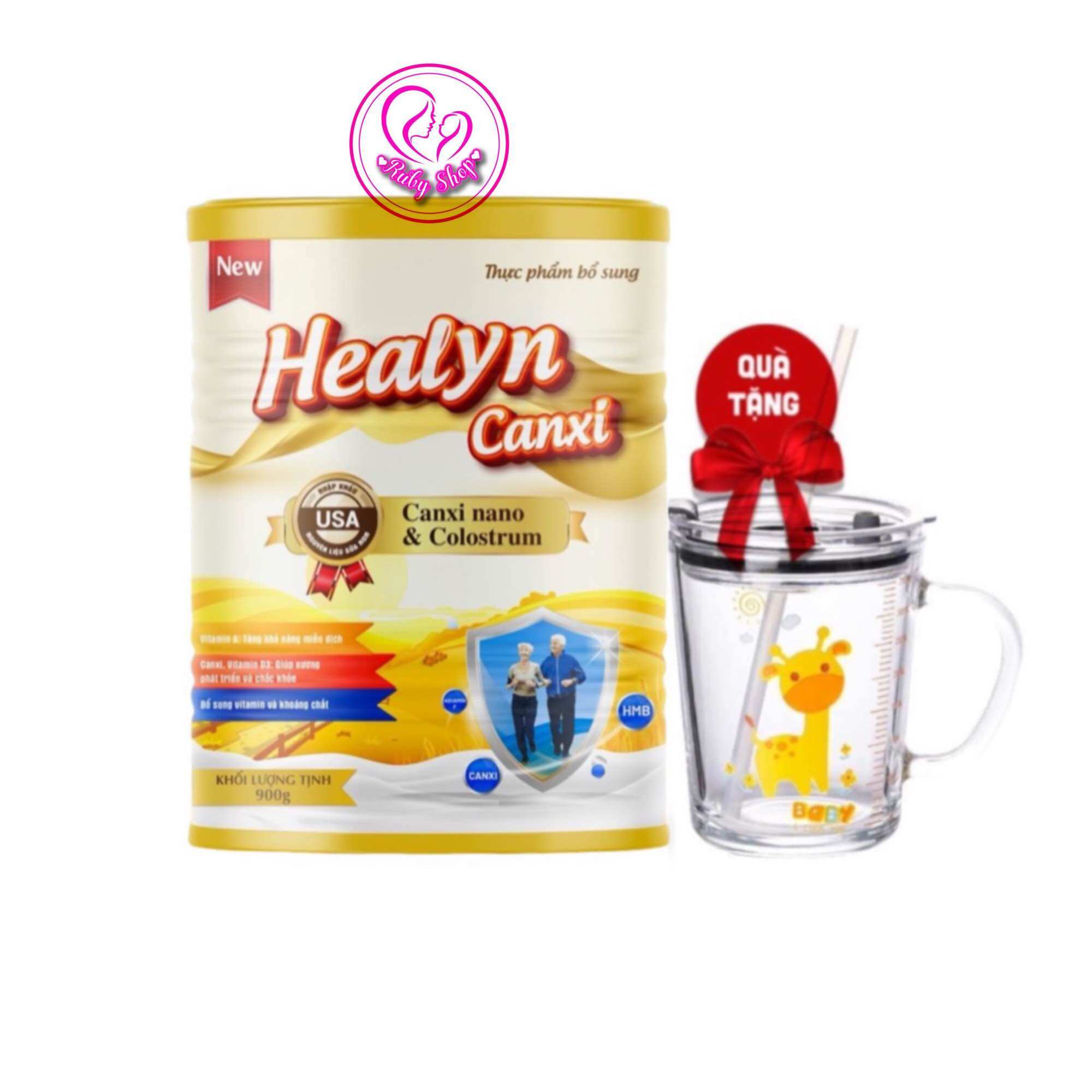 Sữa non xương khớp Heanly canxi lon 850g chính hãng - Giúp xương chắc khỏe dẻo dai