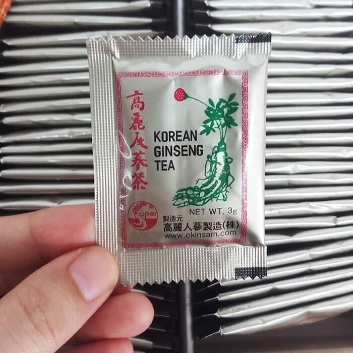 Trà hồng sâm Hàn Quốc Hộp/100 gói x 3gr