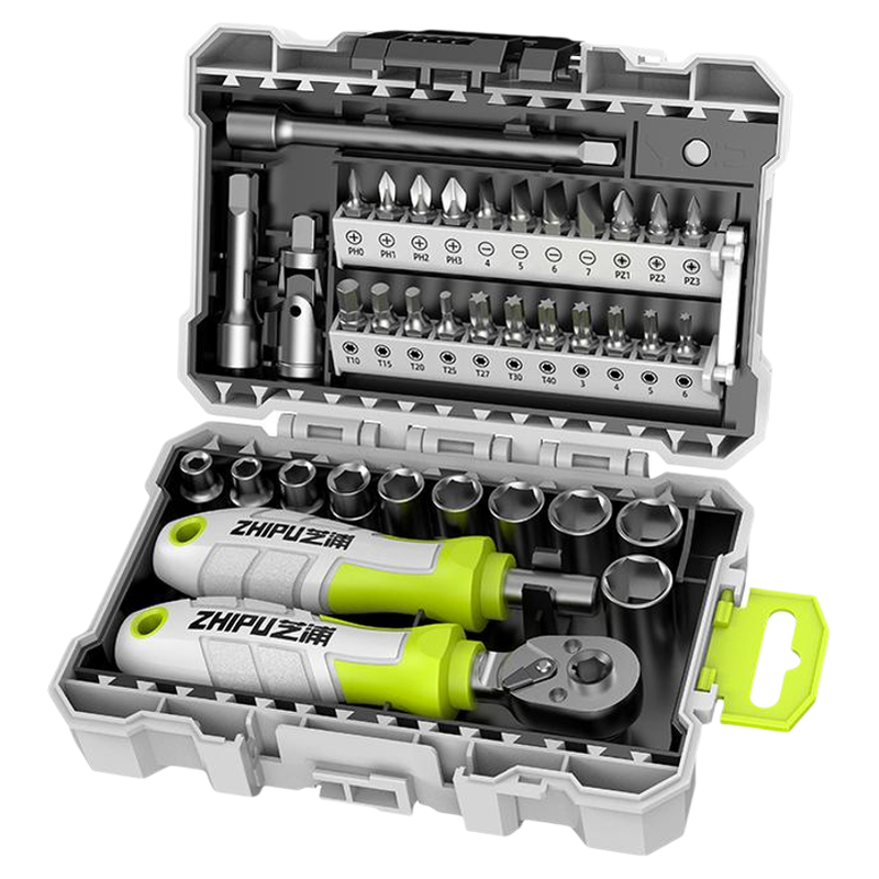 Zhipu | Bộ Dụng Cụ Vặn Vít Đa Năng Có Thước Ratchet