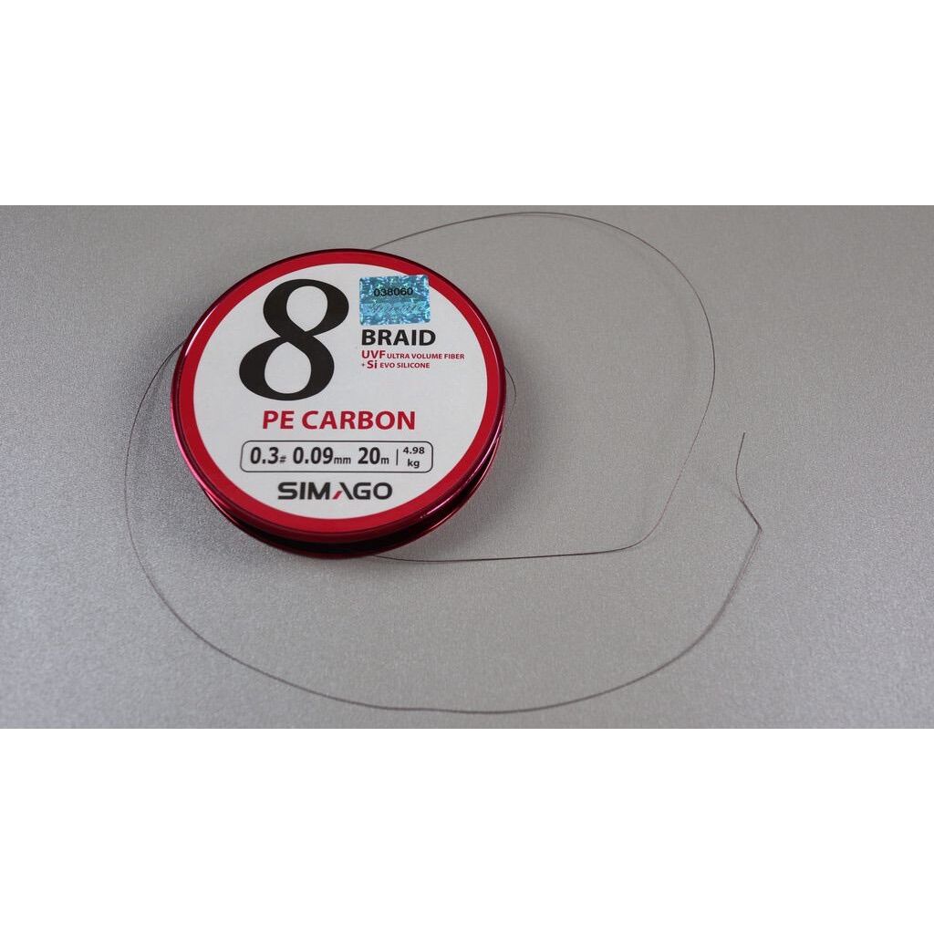 Dù buộc thẻo PE Carbon Simago 20m ( Hàng Chính Hãng)