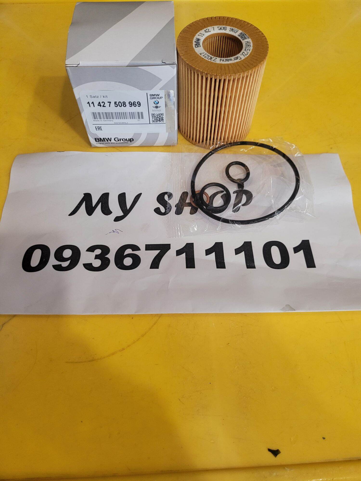 Lọc dầu lọc nhớt bmw e81 e84 e88 e46 e90 e60 x1 x3 e83 z4 e85 11427508969