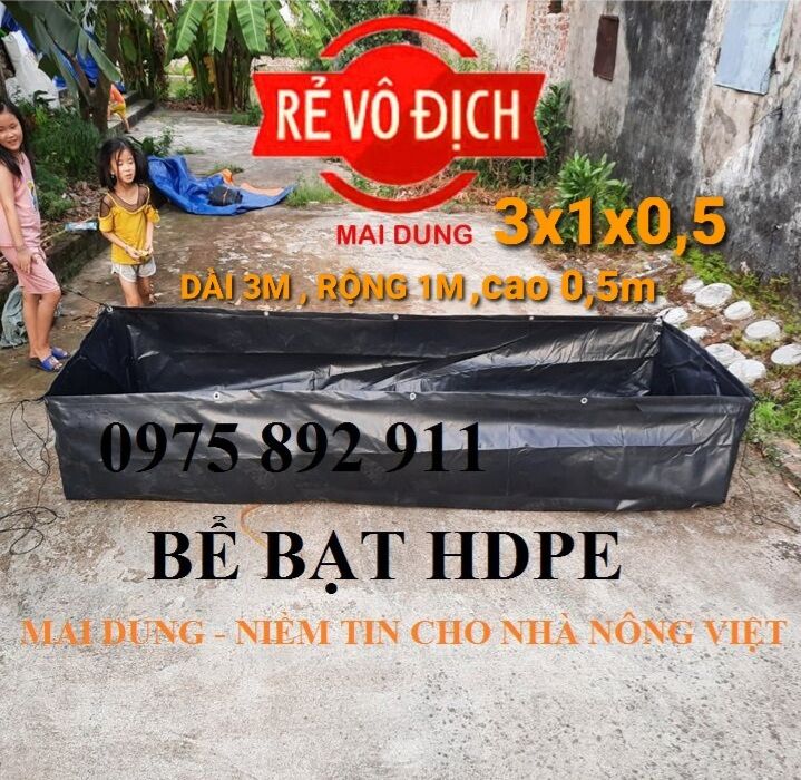 Hdpe Tarpaulin Tank for Raising Snails, Frogs and Fish