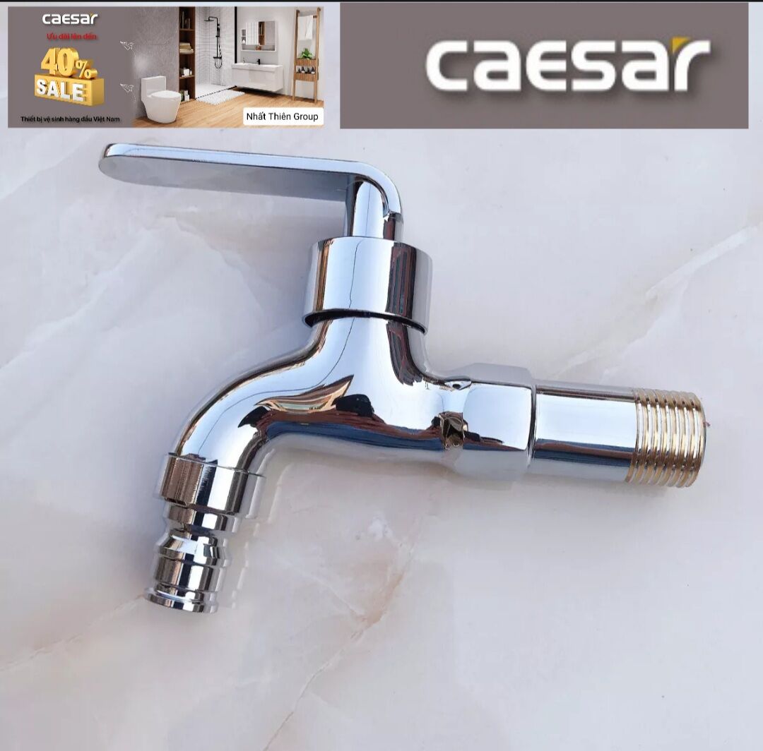 Vòi Lạnh Gắn Tường CAESAR WP027C