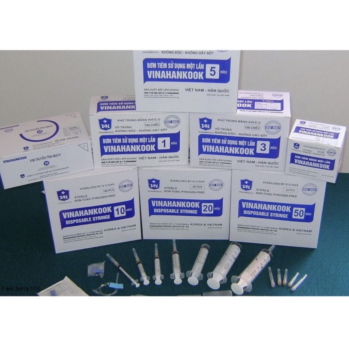 Bơm tiêm y tế Vinahankook 1ml, 5ml lẻ 1 ống