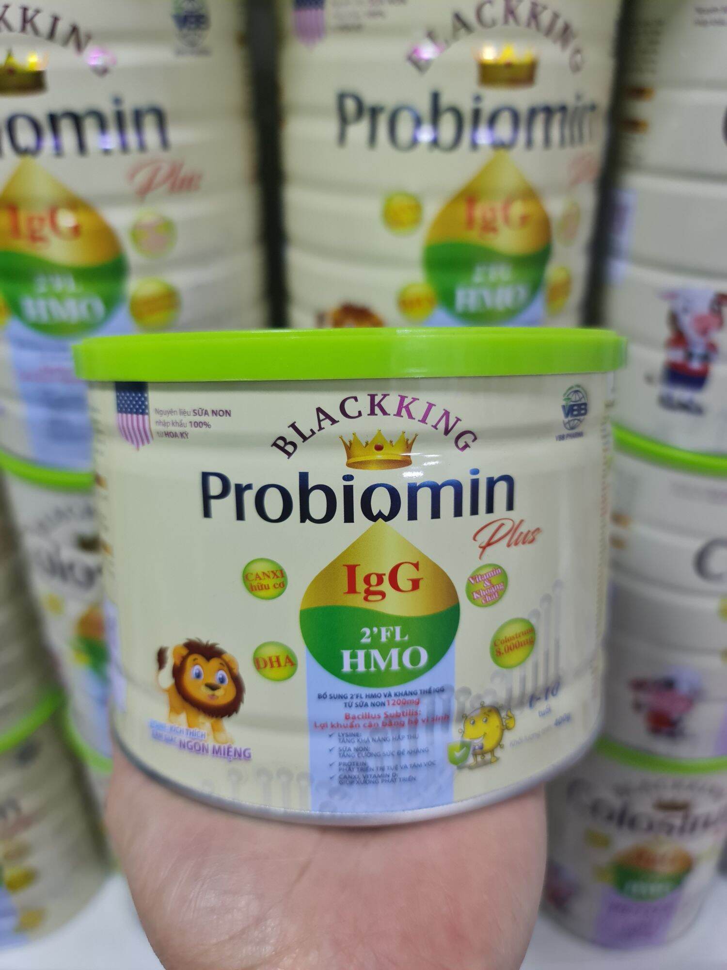 Sữa blackking probiomin plus từ 1- 10 tuổi (lon 400G)