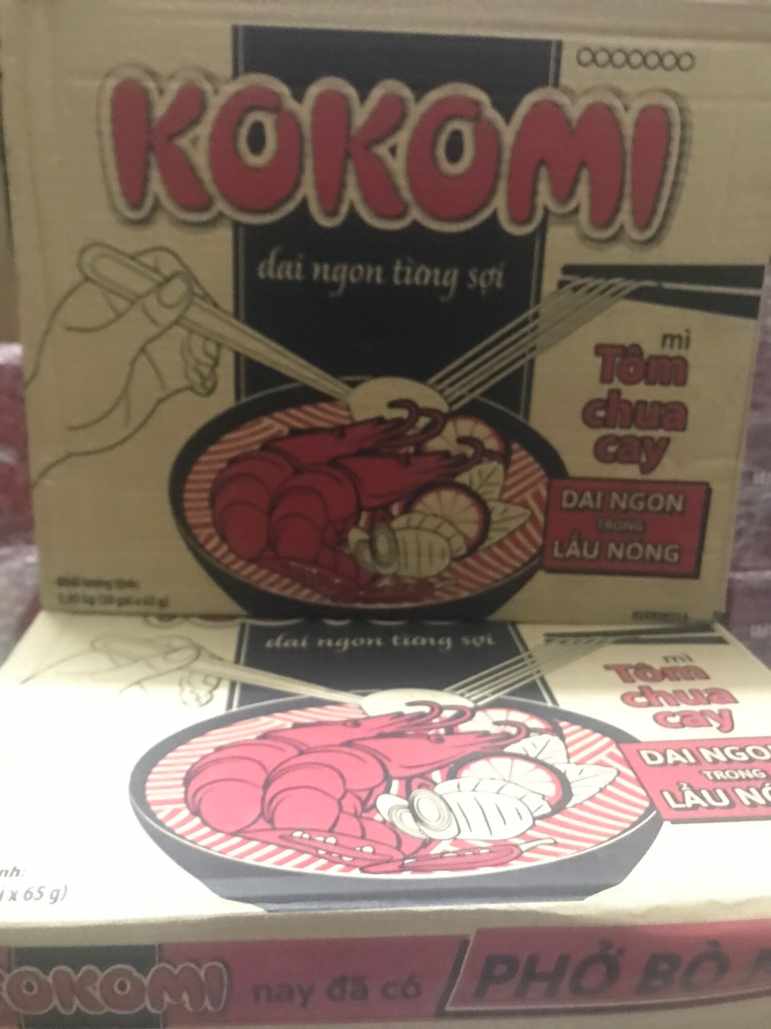 combo 3 thùng mì kokomi 65gam x30gói
