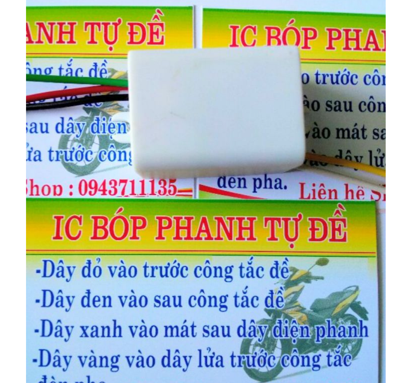 MẠCH BÓP PHANH XE TỰ ĐỘNG ĐỀ MÁY NỔ XE MÁY HÀNG CHUẨN