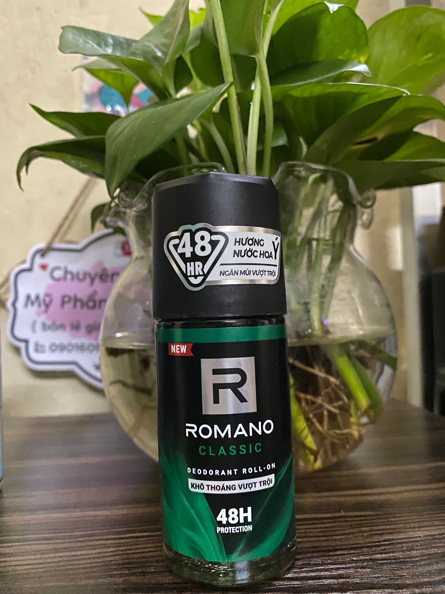 Lăn khử mùi nam hương nước hoa Romano 50ml kháng khuẩn & khô thoáng cả ngày