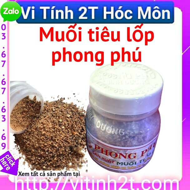 Hủ muối tiêu lốp phong phú
