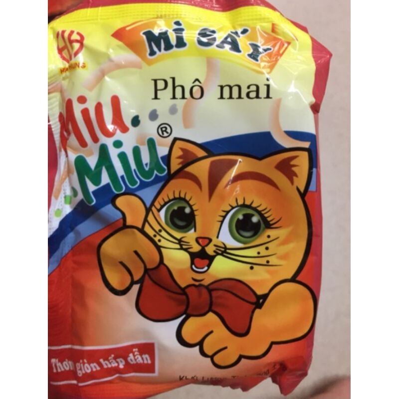 [Mã GROXUAN1 giảm 8% đơn 150K] [Bán lẻ 1 gói] Mì tôm trẻ em Miu Miu gói 20g