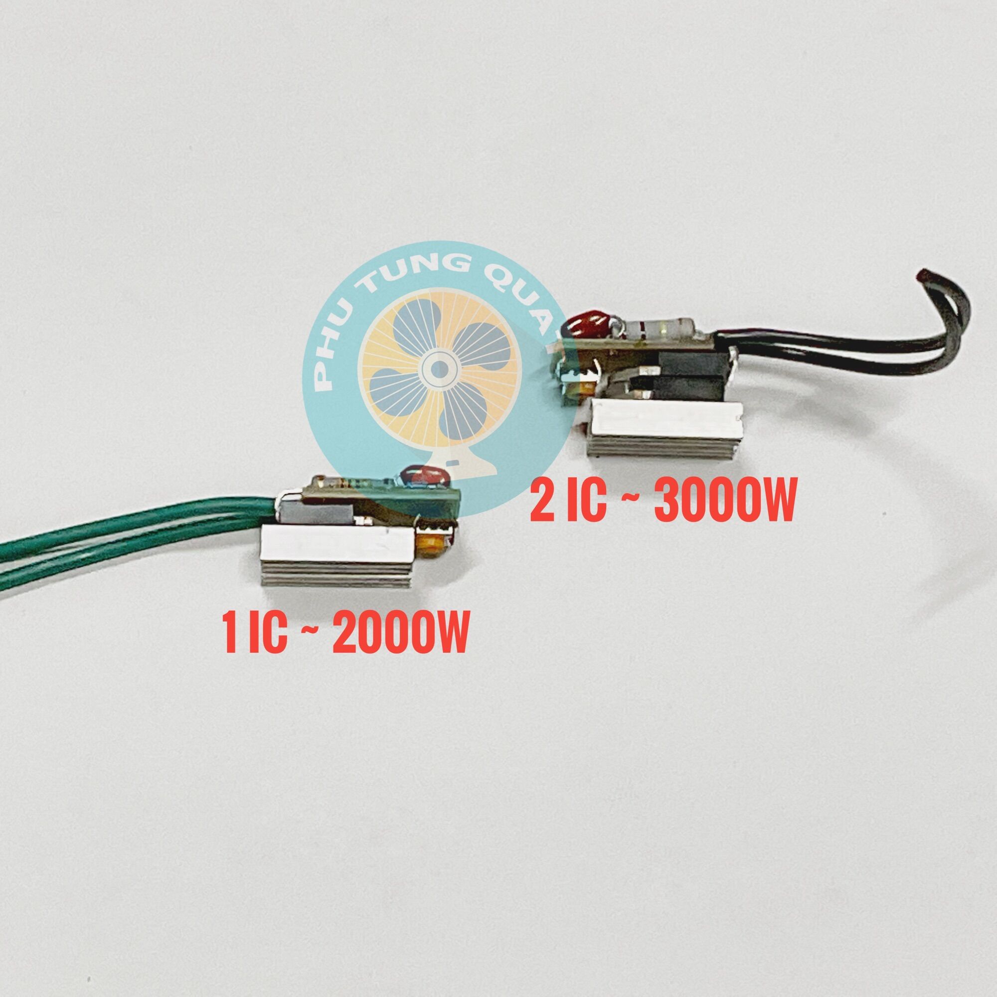 Combo 2 mạch cản 2000W và 3000W dùng cho máy khoan mài cắt 110 - điều tốc máy 220v