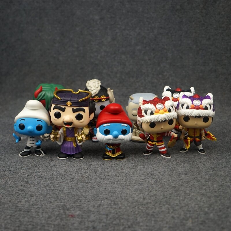 Funko Pop Sưu Tập Nhân Vật Ghoul Wu Phong Cách Quốc Gia Múa Sư Tử Đồ Chơi Mô Hình Bị Lỗi Phiên Bản格巫国风舞狮摆件