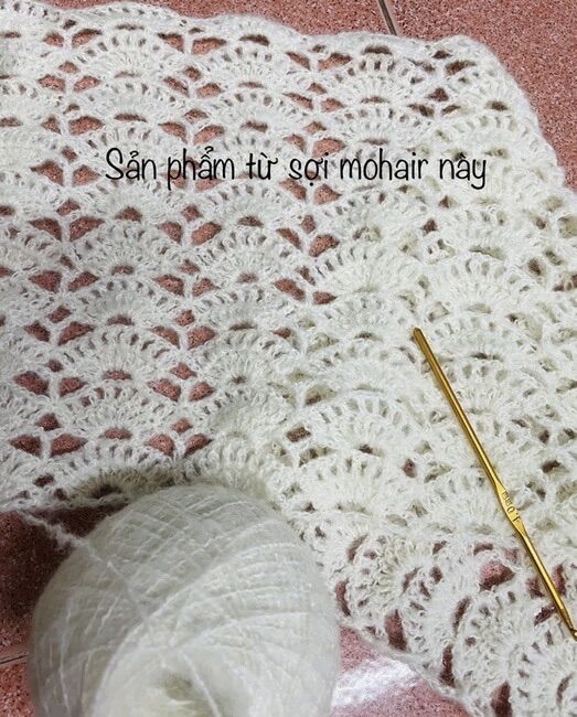Yarn - Len Mohair- Sợi mảnh và đẹp - Siêu ấm Siêu dôi sợi - Cỡ sợi 1.0mm | Terri Store
