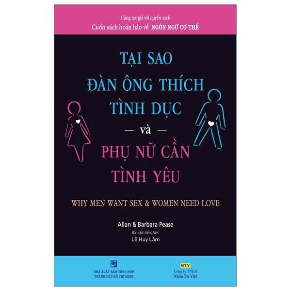 Sách - tại sao đàn ông thích tình dục và phụ nữ cần tình yêu