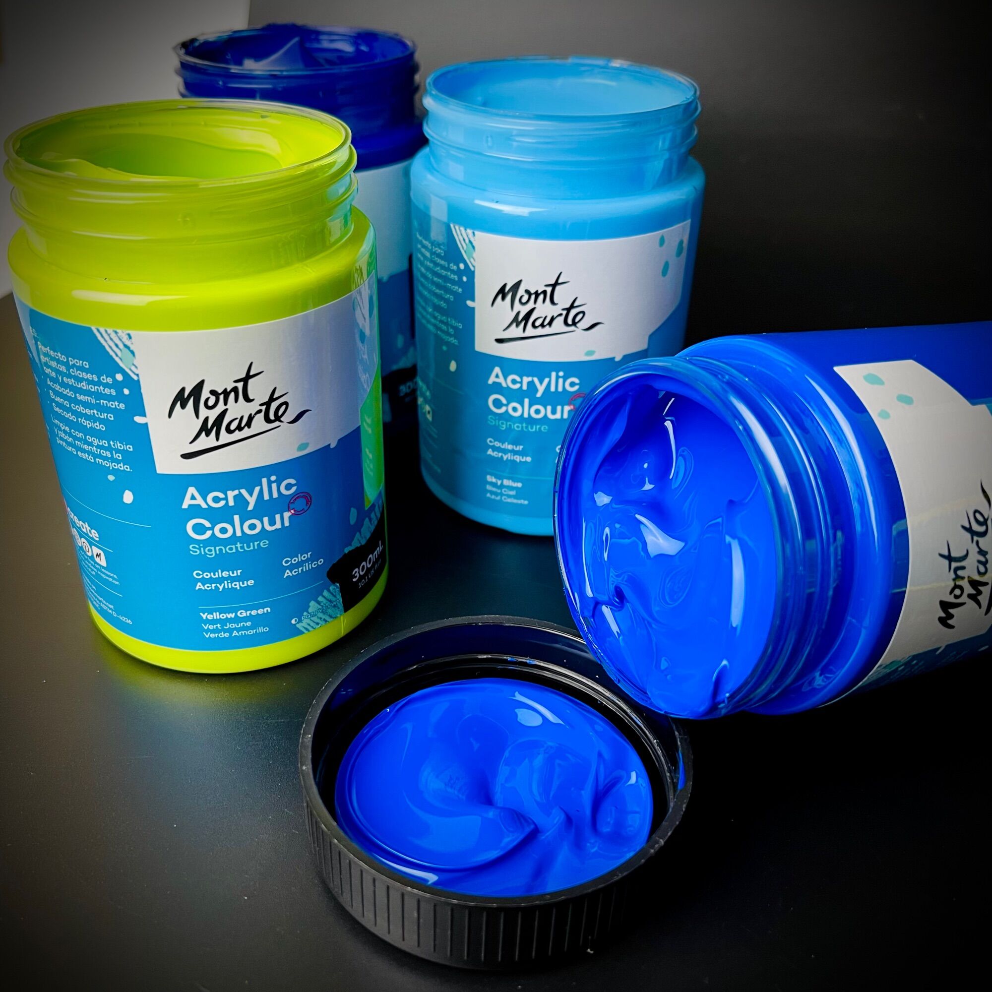 [HCM]Màu Acrylic Mon Marte 300ml - Bảng Màu 1