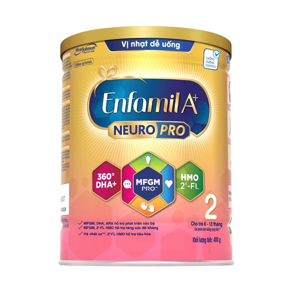 Sữa bột enfamil a+ neuropro số 2 400g
