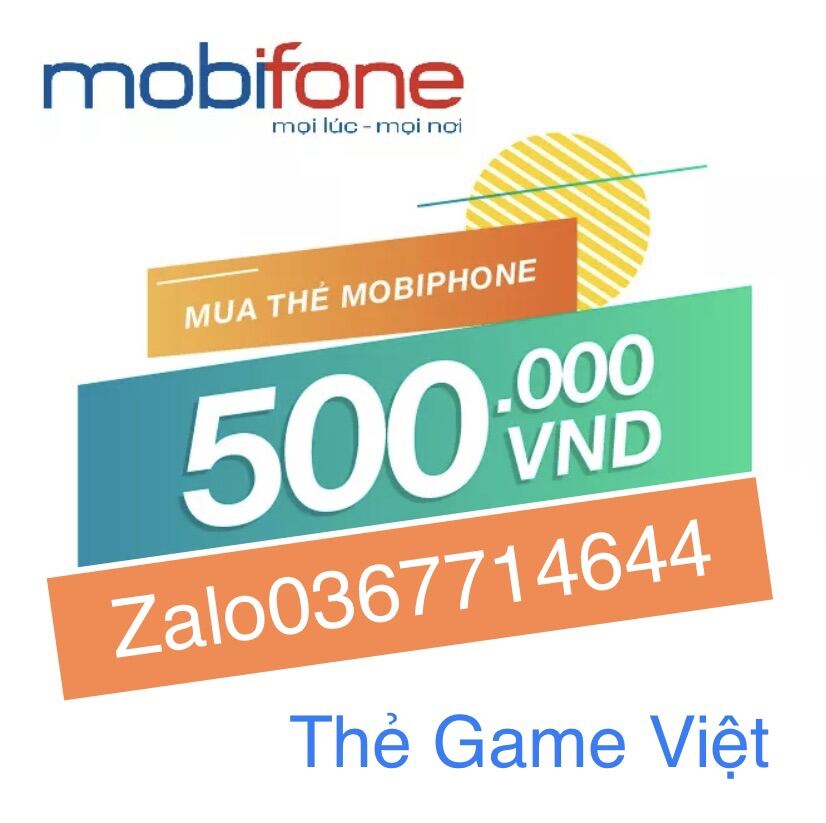Bảng giá Nạp tiền mobifone Phong Vũ