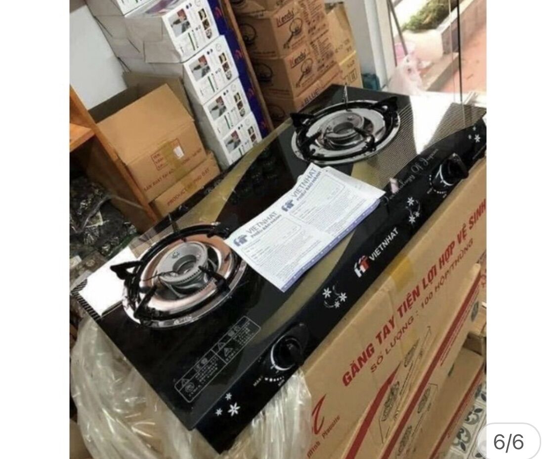 Bếp gas đôi kính TOYAMAR