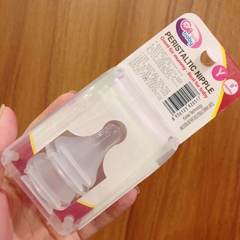 Núm ty cổ hẹp GB Baby hộp 2 cái