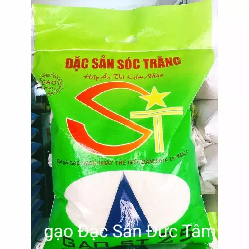 Gạo ST25 Thơm dẻo dai cơm Bao 10kg