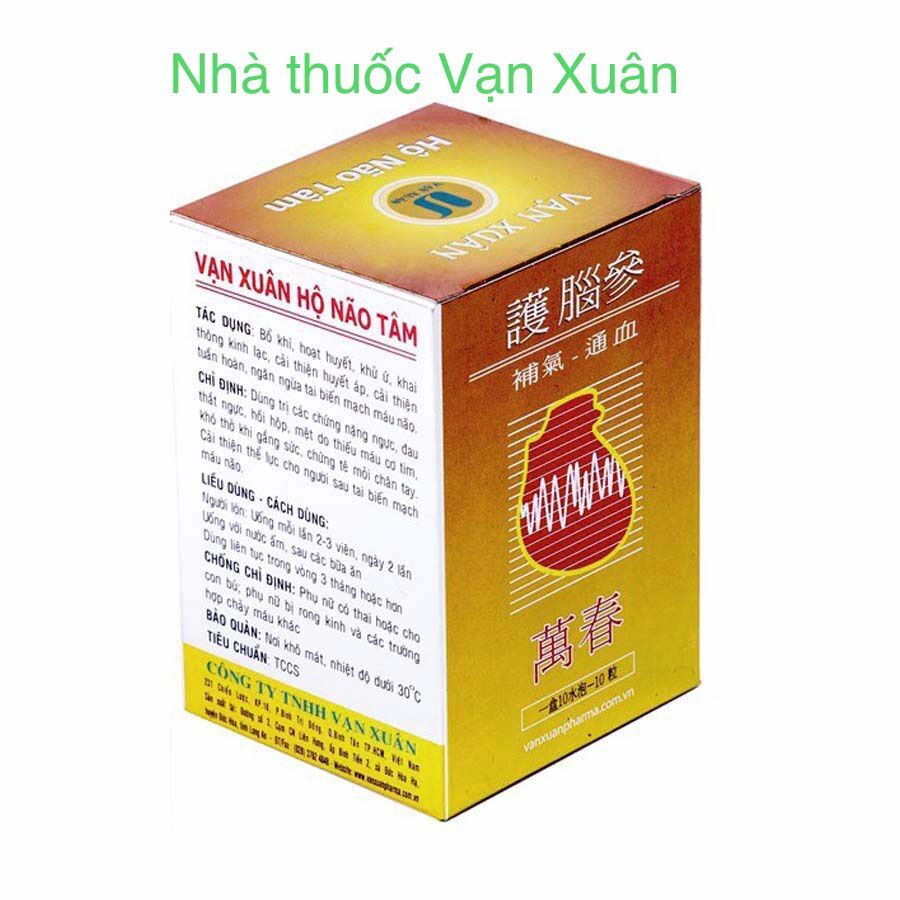 Bổ khí hoạt huyết (Vạn xuân hộ não tâm)