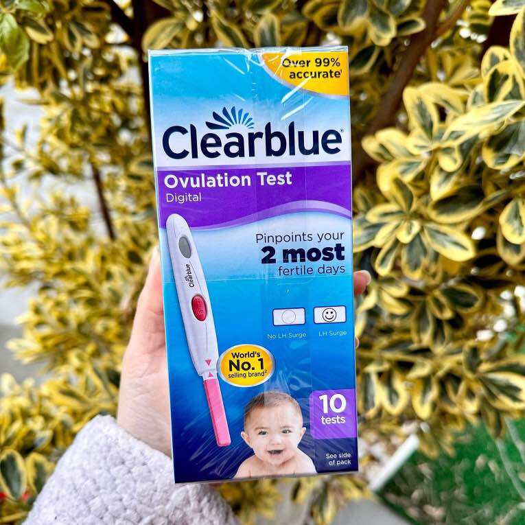 Que thử rụng trứng Clearblue ovulation test 2 most 10 test