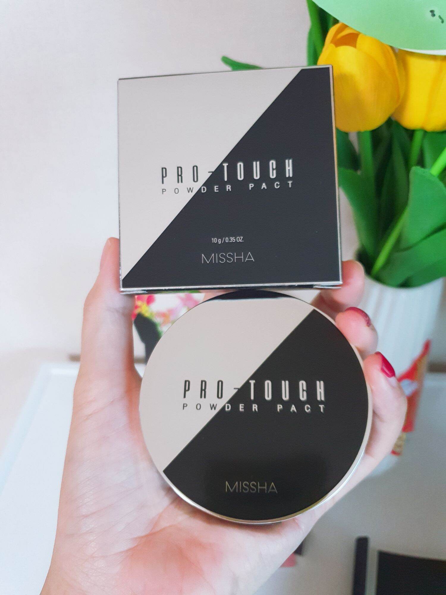 Phấn phủ missha pro touch powder pact spf25/pa+++ tone 23