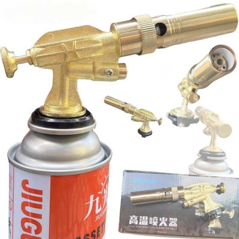 Đầu KHÒ GA MINI, ĐÈN KHÒ GAS cao cấp lõi đồng ống dài cho ngọn lửa