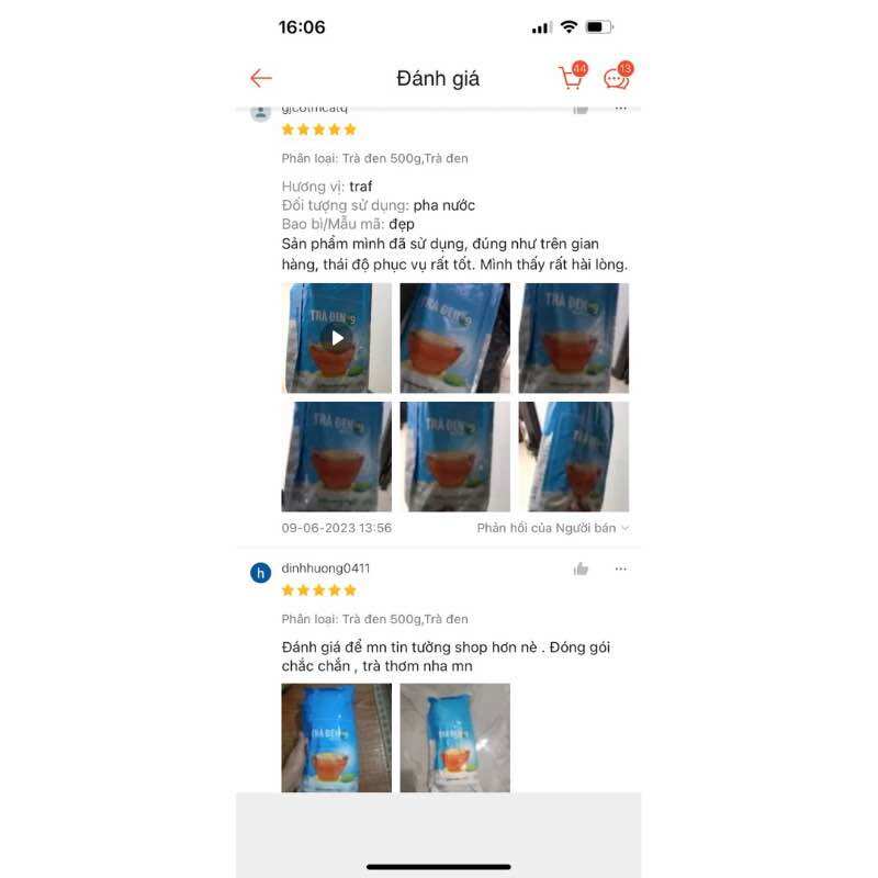Trà đen số 9 - bao 500G