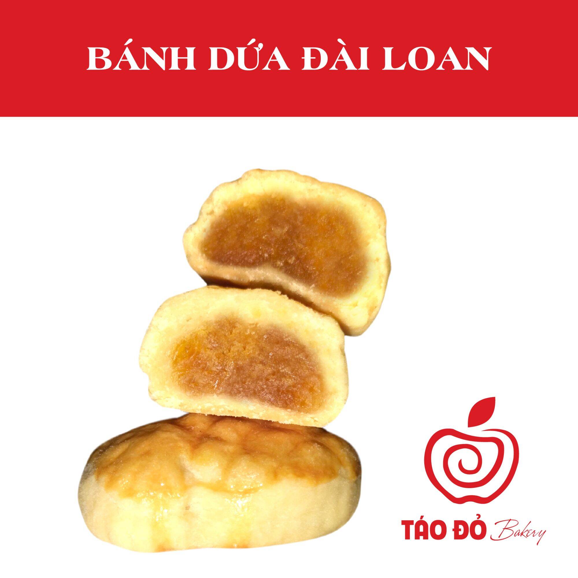 Bánh Dứa Đài Loan - Hộp 8 cái (30g/cái)